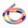 Handmade Polymer Clay Bead Strands CLAY-C003-02G-3