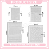 4Pcs 4 Styles Silicone Molds MRMJ-HY0001-43-2