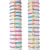 Crystal Rhinestone Initial Braided Bead Bracelet BJEW-SW00037-01-1
