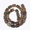 Natural Picasso Stone/Picasso Jasper Beads Strands G-S355-03-2