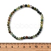 Natural Indian Agate Beaded Stretch Bracelets BJEW-A117-A-46-4