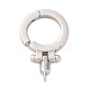 304 Stainless Steel Twister Clasps X-STAS-S187-01P-1