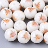 Christmas Opaque Glass Beads LS-EGLA-R113-02A-1