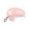 Natural Rose Quartz Pendants G-Z022-02G-3
