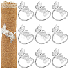 Butterfly Iron Napkin Rings AJEW-WH20070-109S-7