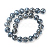 Transparent Electroplate Glass Beads Strands EGLA-N002-34F-F04-4