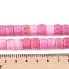 Ombre Effect Dyed Glass Beads Strands GLAA-H037-01F-4