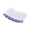 Resin Evil Eye Bead & Plastic Hair Combs PHAR-JH00093-02-4