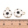 Alloy & Enamel Pendants ENAM-T021-71G-3