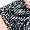 Natural Blue Tiger Eye(Dyed & Heated) Beads Strands G-M438-A04-01-1