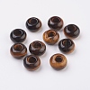 Natural Tiger Eye European Beads X-G-G740-14x8mm-10-1