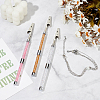 3Pcs 3 Colors Iron Alligator Memo Clips AJEW-WR0002-29-4
