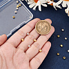 20Pcs 2 Colors Fancy Cut Faceted Round 925 Sterling Silver Beads STER-PH0001-72-3