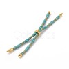 Nylon Cord Silder Bracelets MAK-C003-03G-08-1