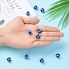 Round Evil Eye Resin Beads X-RESI-R159-12mm-08-7