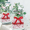 Floral Printed Paper Gift Tote Bags ABAG-WH0044-82D-6