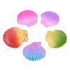 5Pcs Spray Painted Natural Scallop Shell Big Pendants SSHEL-TA0001-24-2