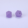 Hexagonal Silicone Focal Beads SI-JX0020A-109-1