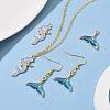 50Pcs 2 Style Alloy Enamel Pendants ENAM-LS0001-10LG-7