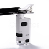 ABS Plastic LED Cell Phone Microscope Magnifier AJEW-M032-02P-7