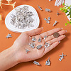 100Pcs 20 Styles Tibetan Style Zinc Alloy Pendants FIND-TA0003-90-6