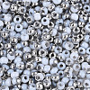 6/0 Half Plated Glass Beads SEED-N008-04E-3