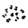 304 Stainless Steel Stud Earring Findings Ion Plating(IP) STAS-I183-07A-07EB-1
