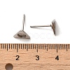 Non-Tarnish Triangle 304 Stainless Steel Studs Earrings STAS-H193-01P-3