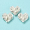 Plastic Imitation Pearl Woven Beads KY-G028-01-1