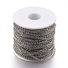 Tarnish Resistant 304 Stainless Steel Cable Chains CHS-R002-0.6mm-2