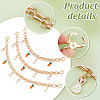 Alloy Enamel Pendant Purse Chains AJEW-AB00098-4