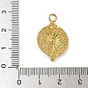 304 Stainless Steel Rhinestone Pendants STAS-I322-27G-06-4