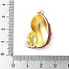 Brass Enamel Pendants KK-A252-01G-3