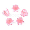 Spray Paint ABS Plastic Imitation Pearl Beads MACR-N013-001C-1