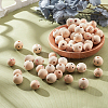 60Pcs 3 Style Maple Wood European Beads WOOD-AR0001-19-4