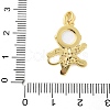 Brass Micro Pave Cubic Zirconia Pendants KK-S507-10G-3