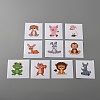 Paper Cartoon Animal Stickers DIY-WH0004-13-1