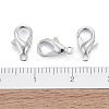 Platinum Plated Zinc Alloy Lobster Claw Clasps X-E103-P-NF-5