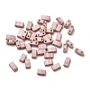 2-Hole Baking Paint Glass Seed Beads SEED-S023-17B-42-1