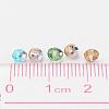 Electroplate Glass Beads X-GR4MMY-M1-4