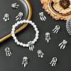 12Pcs 4 Styles Alloy European Beads FIND-CJ0005-01-5