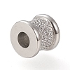 304 Stainless Steel European Beads X-STAS-K199-06P-2