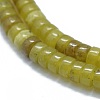 Natural Korea Olive Jade Beads Strands G-F631-A08-3