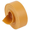 2M Flat Double Face Lychee Pattern Imitation Leather Band LC-WH0010-01A-05-1