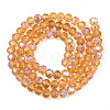 Electroplate Glass Beads Strands EGLA-A034-T10mm-L23-3