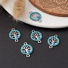 Alloy Enamel Connector Charms FIND-YW0003-46-2