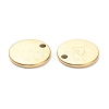 Ion Plating(IP) 304 Stainless Steel Charms STAS-P280-08G-2