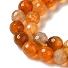 Dyed & Heated Natural Dragon Veins Agate Beads Strands G-P539-A01-19-4