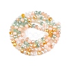 Electroplate Glass Beads Strands GLAA-T023-B16-03-2