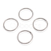 Non-Tarnish 304 Stainless Steel Sleeper Earrings EJEW-L256-01D-P-1